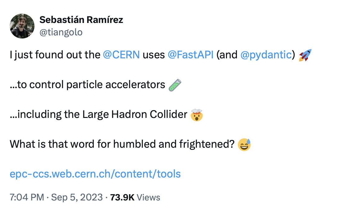 FastAPI community reference